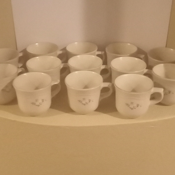 VTG- Pfaltzgraff Silver Heirloom 13 Cup Bundle - Picture 3 of 10